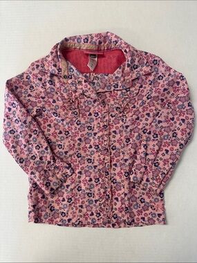 REI Hiking Camping Fishing Button Shirt Floral 3